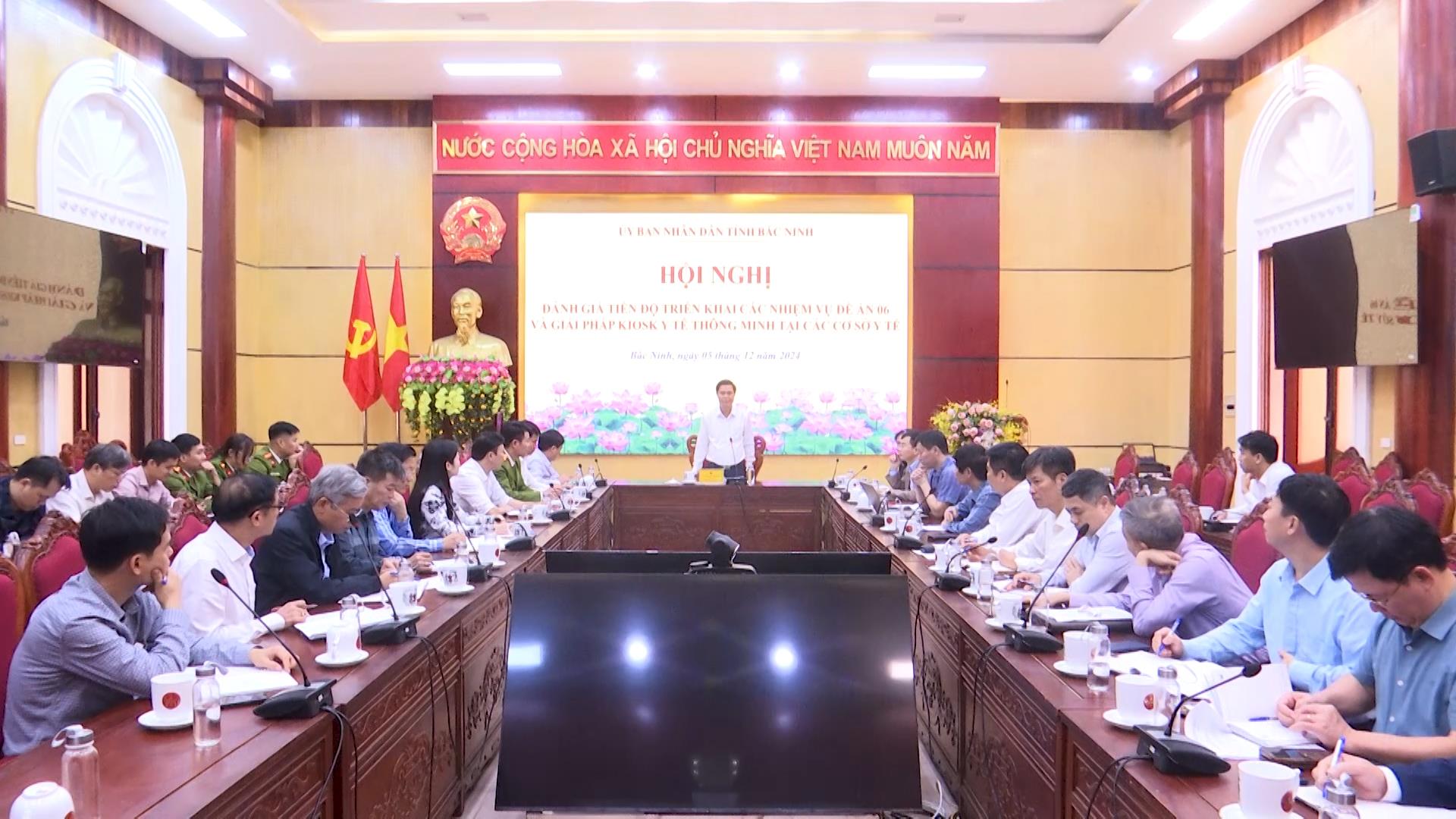 Đánh giá tiến độ triển khai các nhiệm vụ đề án 06 và giải pháp Kiosk y tế thông minh tại các cơ sở y tế
