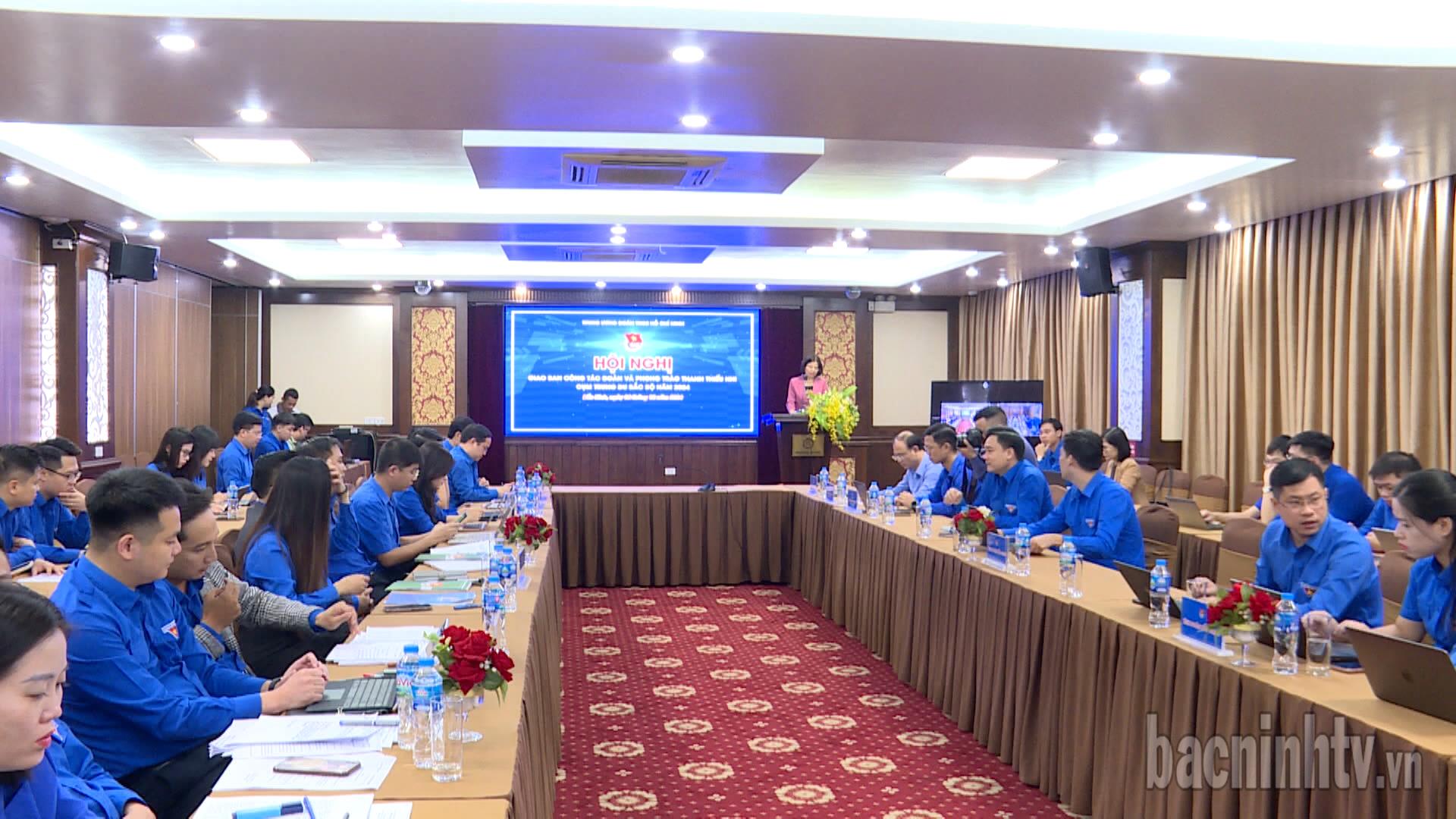 Giao ban công tác Đoàn – Cụm Trung Du Bắc Bộ năm 2024