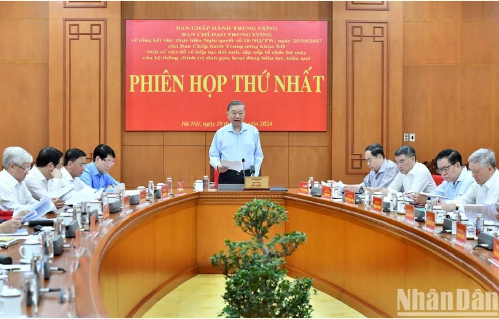 Cuộc cách mạng tinh gọn bộ máy: Nâng cao năng lực lãnh đạo, năng lực cầm quyền và sức chiến đấu của Đảng
