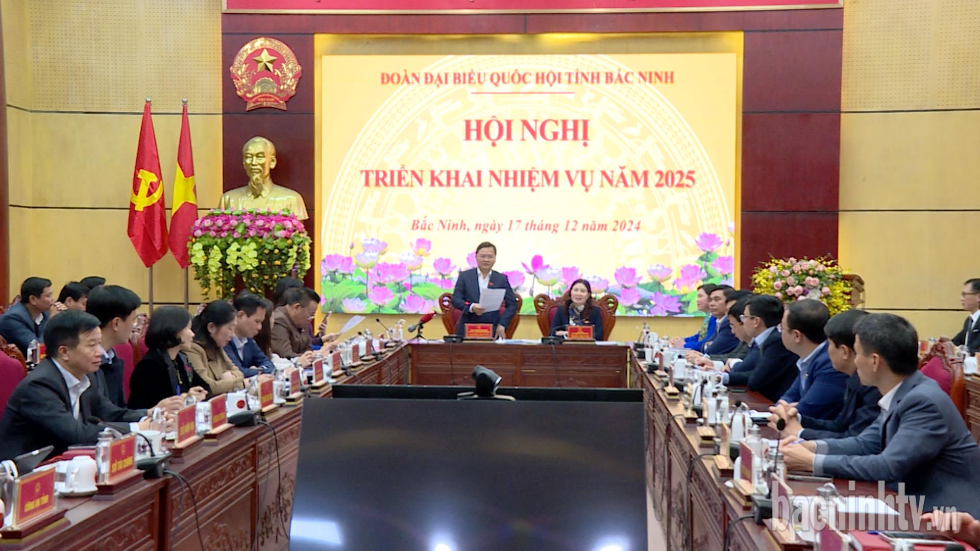 Đoàn Đại biểu Quốc hội tỉnh triển khai nhiệm vụ công tác năm 2025