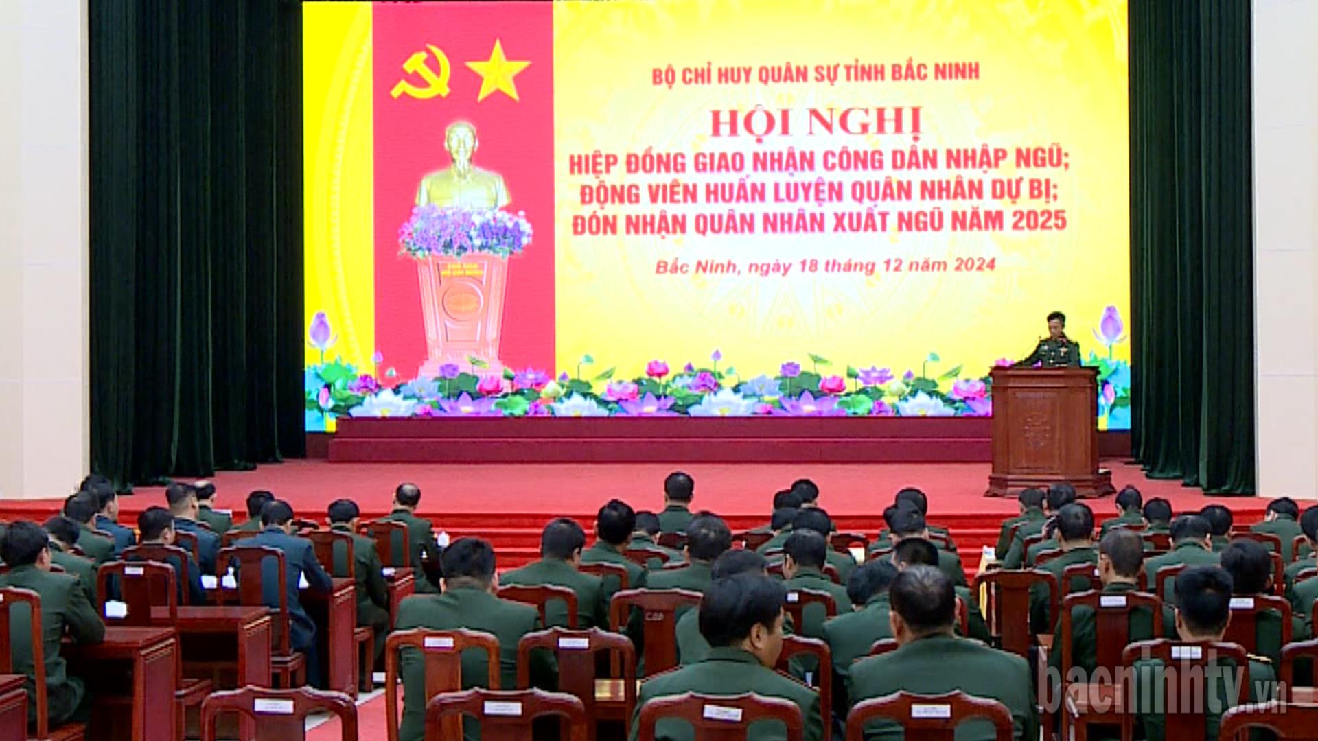 Hiệp đồng giao nhận công dân nhập ngũ, động viên huấn luyện quân nhân dự bị; đón nhận quân nhân xuất ngũ năm 2025