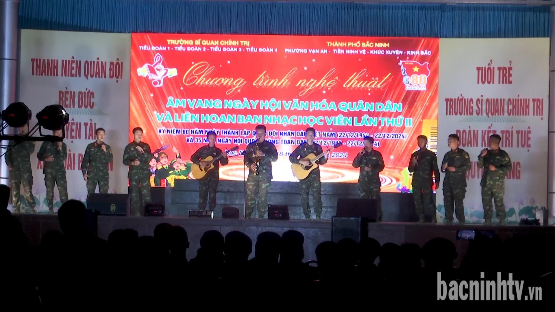 Sôi nổi chương trình nghệ thuật chào mừng kỷ niệm 80 năm ngày thành lập Quân đội nhân dân Việt Nam
