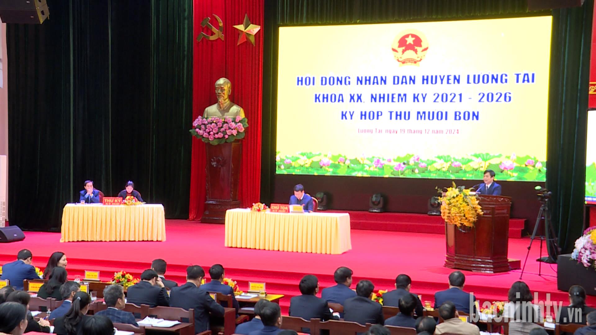 Kỳ họp thứ 14 HĐND huyện Lương Tài
