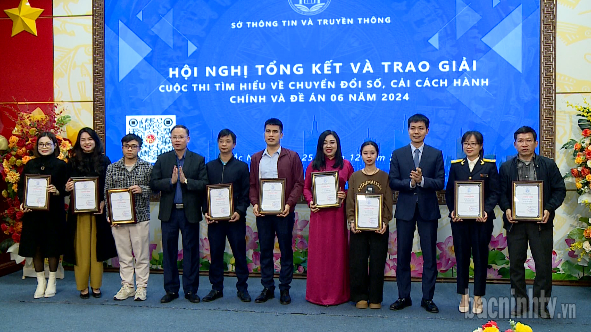 Trao giải Cuộc thi “Tìm hiểu về chuyển đổi số, cải cách hành chính, đề án 06” trên địa bàn tỉnh Bắc Ninh