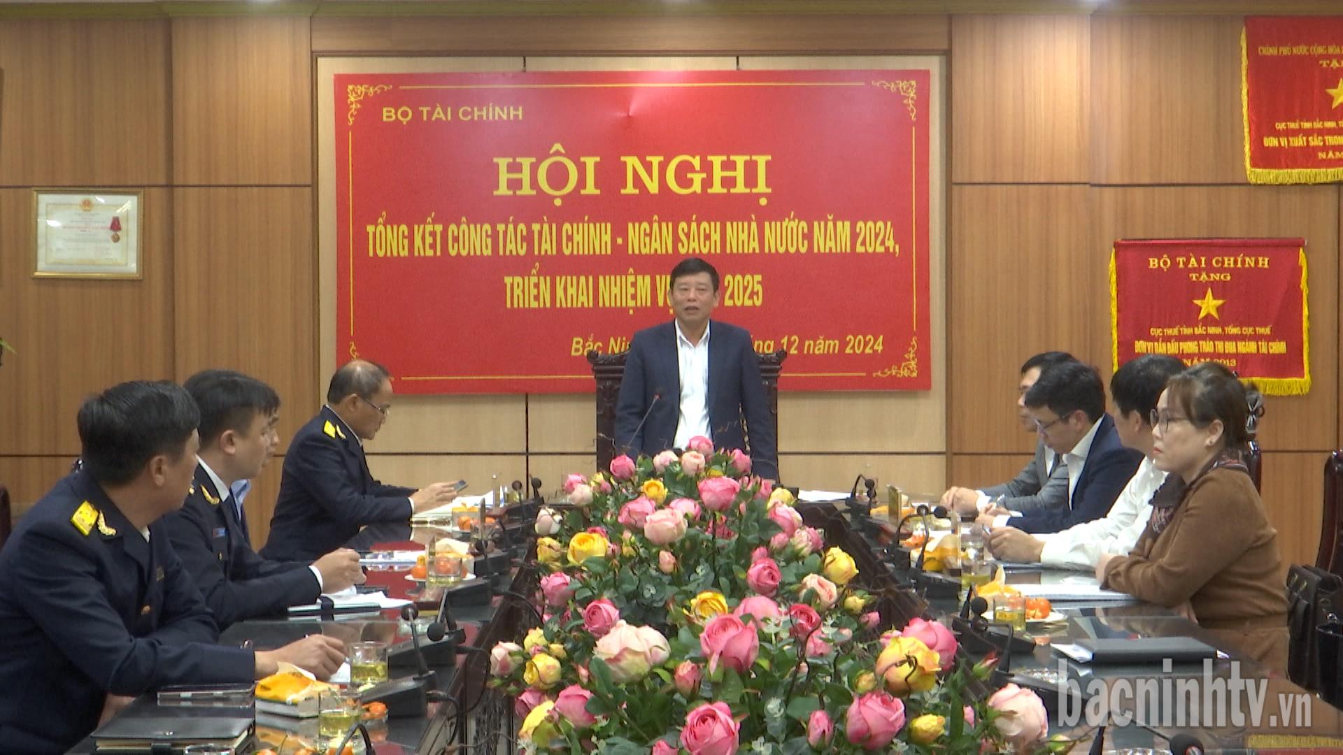 Hội nghị tổng kết công tác tài chính, ngân sách nhà nước năm 2024, triển khai nhiệm vụ năm 2025