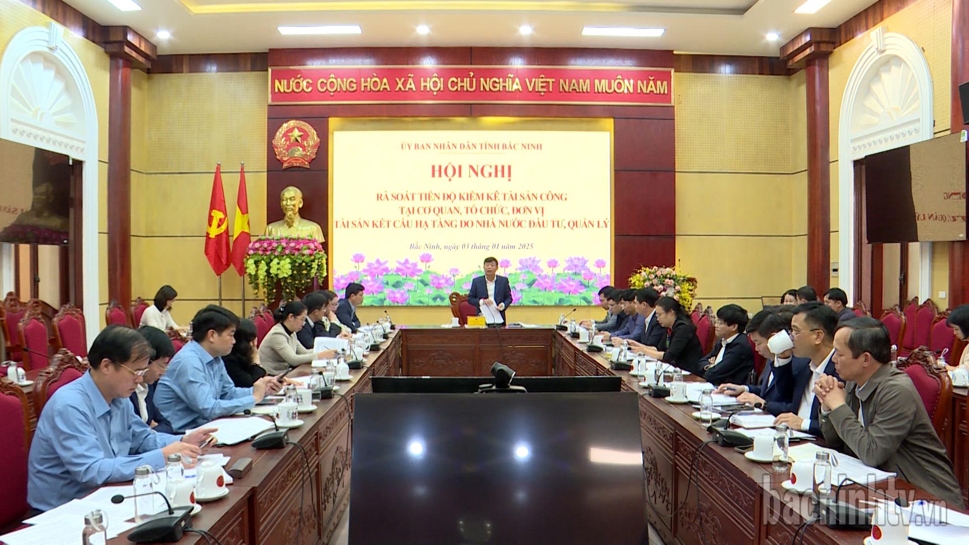 Bắc Ninh: Hội nghị rà soát kiểm kê tài sản công