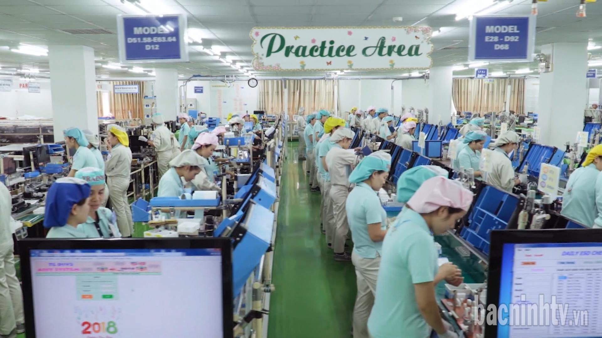 Bắc Ninh: Chỉ số sản xuất công nghiệp tăng 5,77% so với cùng kỳ