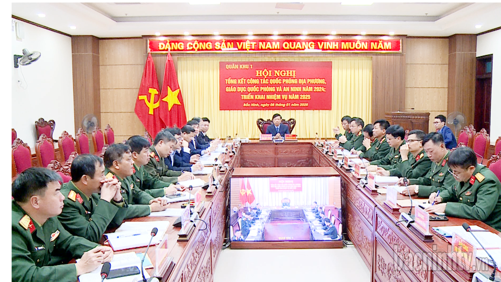 Quân khu 1 triển khai công tác quốc phòng địa phương, giáo dục quốc phòng và an ninh năm 2025