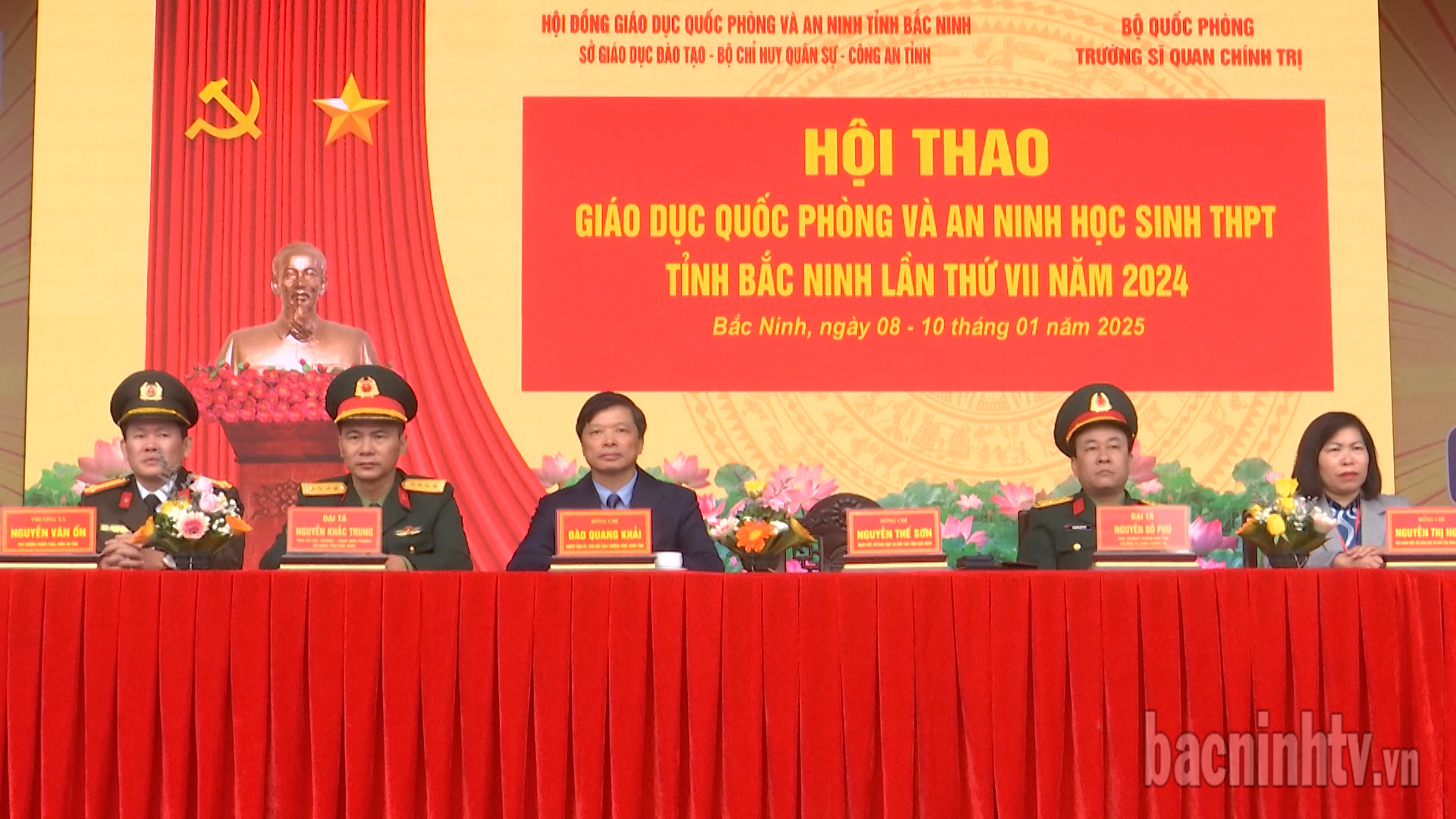 Khai mạc Hội thao Giáo dục quốc phòng và an ninh học sinh THPT lần thứ VII năm 2024