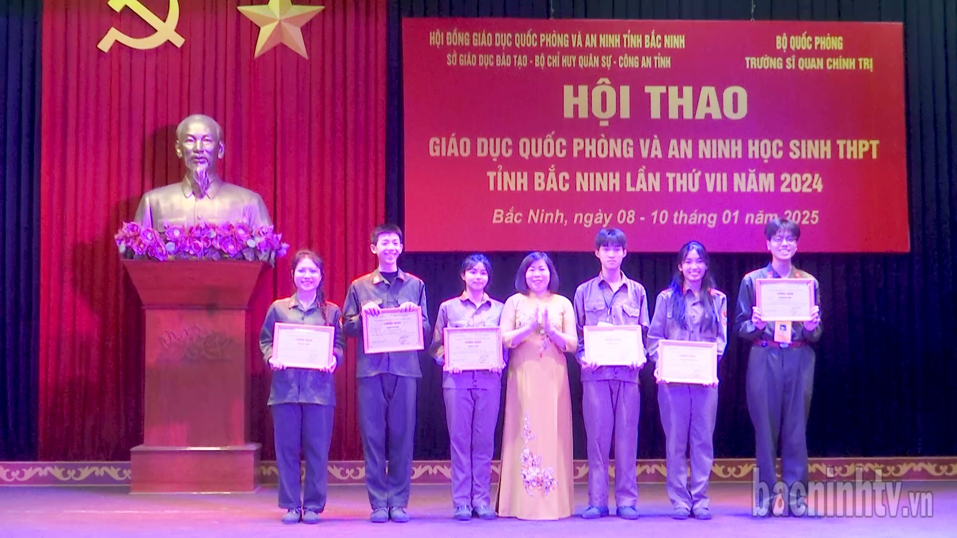 Bế mạc Hội thao Giáo dục quốc phòng và an ninh học sinh THPT lần thứ VII năm 2024 