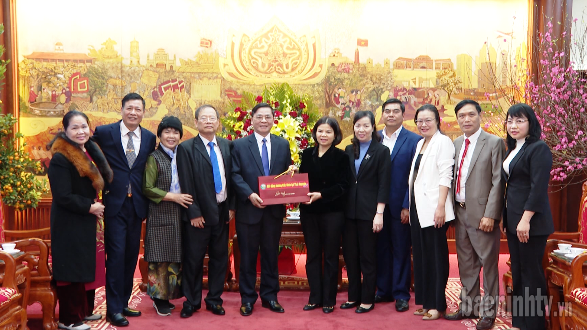 Hội đồng hương Bắc Ninh tại Thái Nguyên thăm, chúc Tết tỉnh Bắc Ninh   