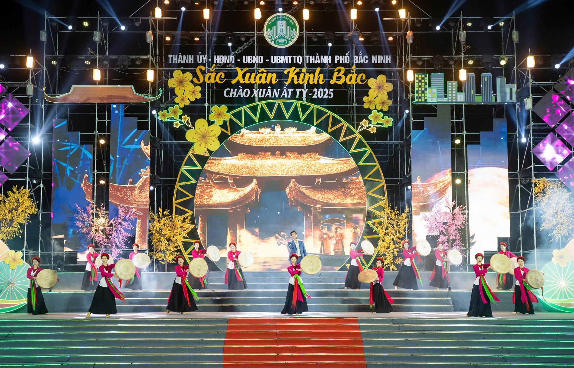 Chương trình nghệ thuật "Sắc Xuân Kinh Bắc - Chào Xuân Ất Tỵ 2025"