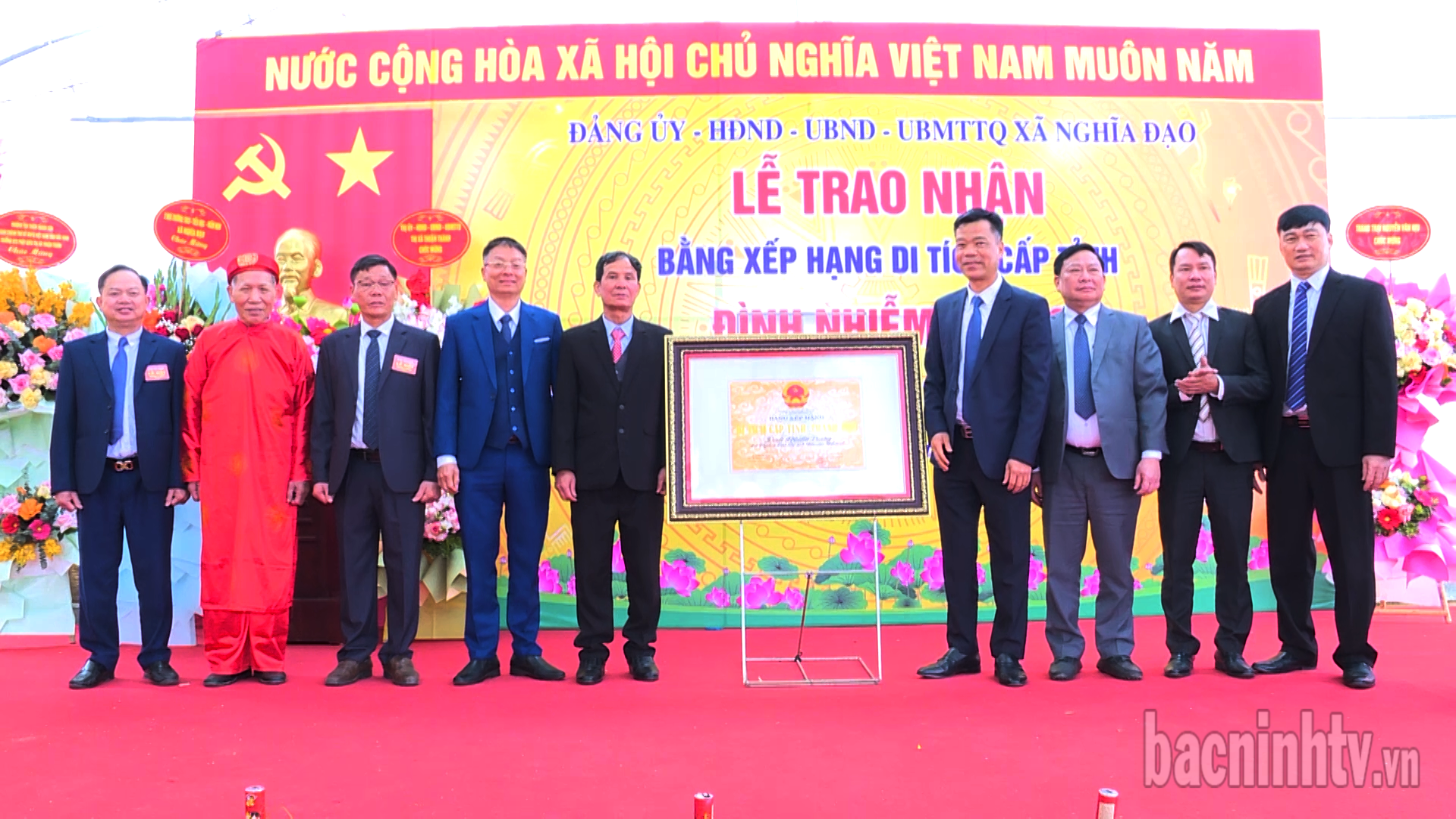Đình làng Nhiễm Dương được xếp hạng Di tích lịch sử cấp tỉnh