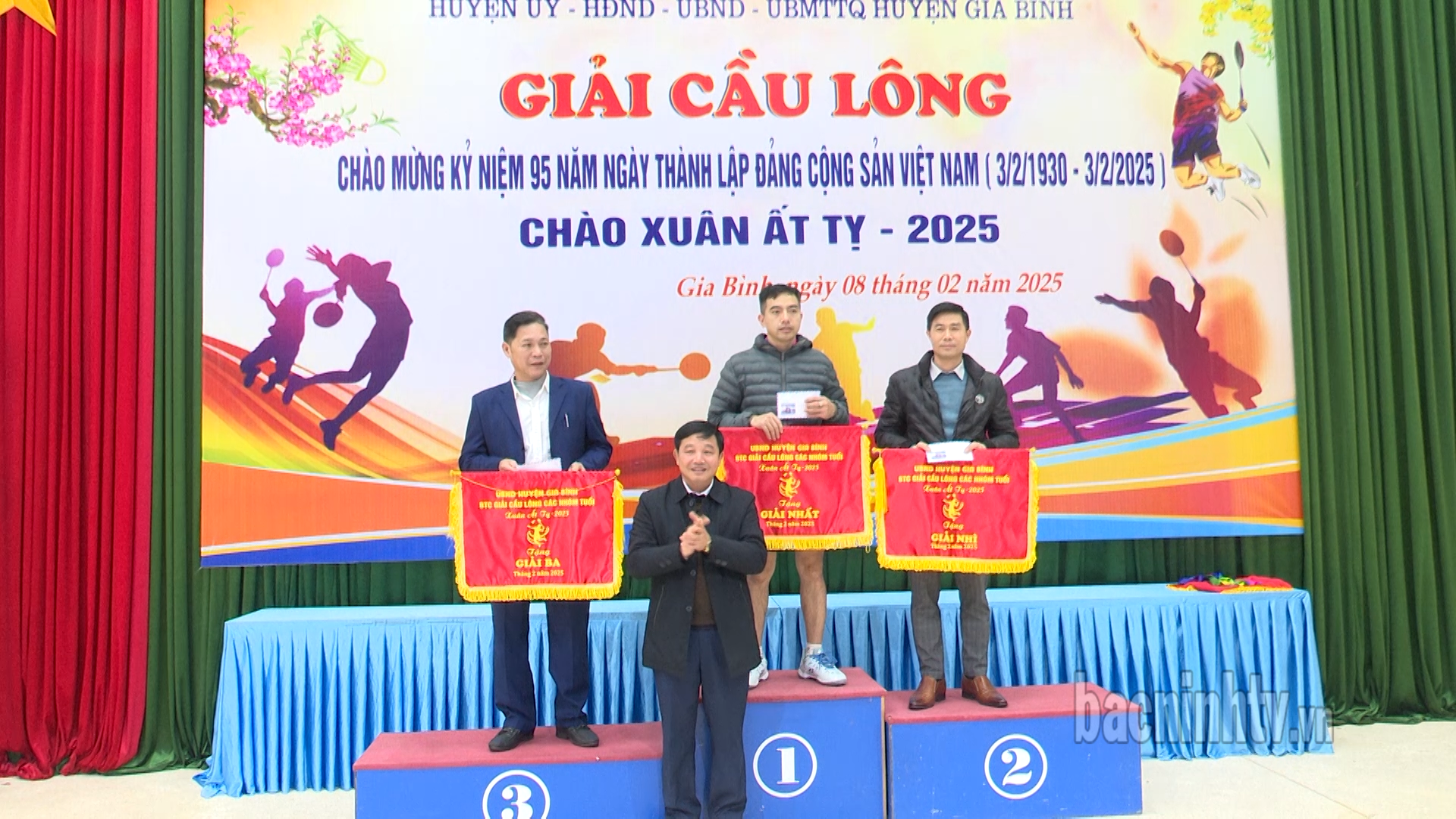 Giải Cầu lông huyện Gia Bình mừng Đảng, mừng xuân Ất Tỵ 2025 