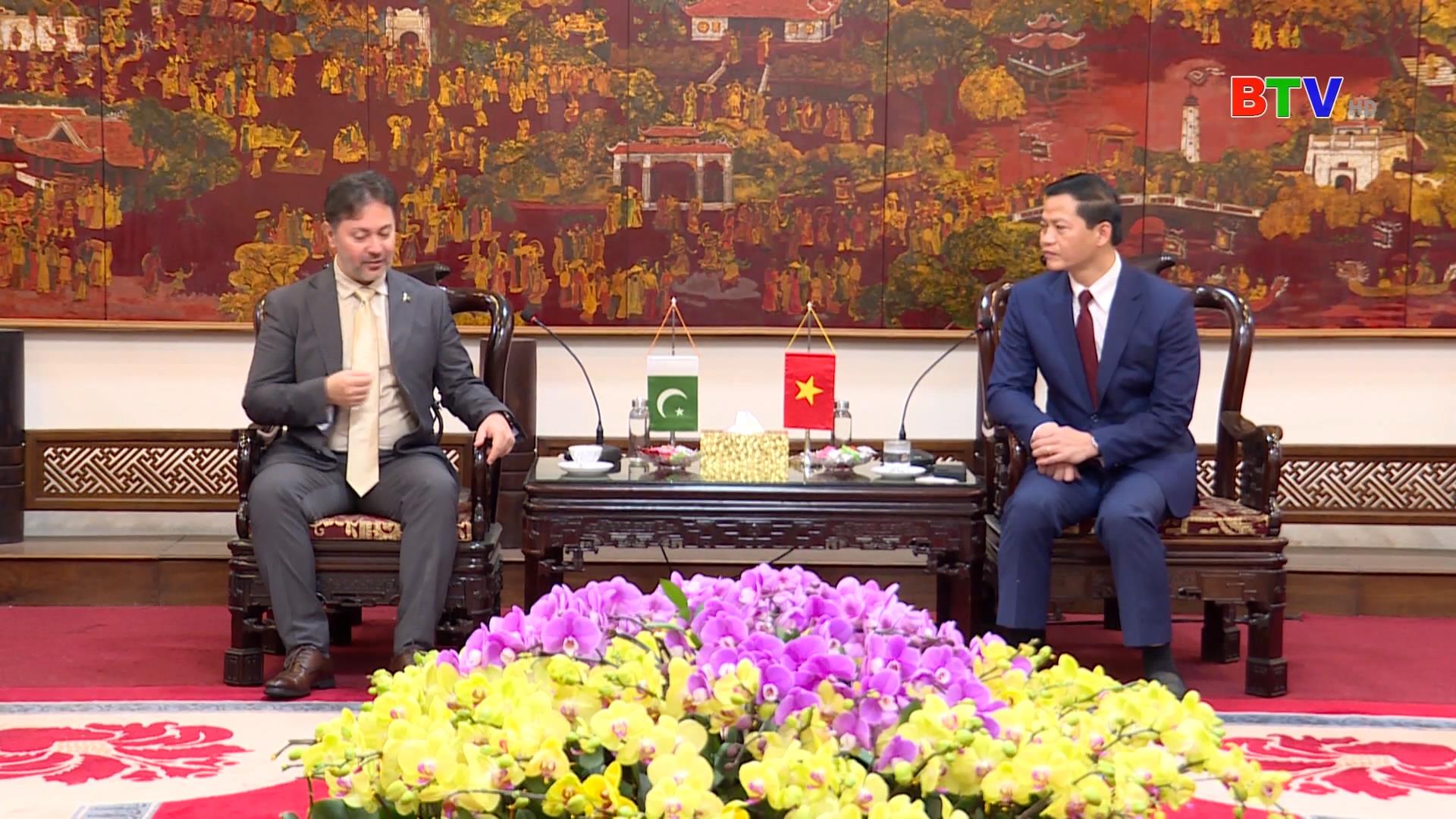 CHỦ TỊCH UBND TỈNH TIẾP ĐẠI SỨ ĐẶC MỆNH TOÀN QUYỀN PAKISTAN TẠI VIỆT NAM