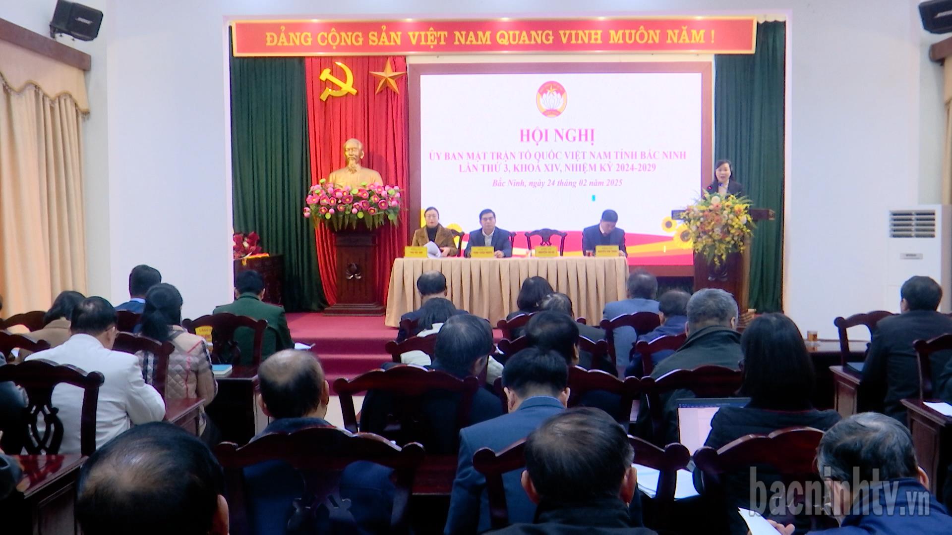 Hiệp thương cử chức danh Phó Chủ tịch Uỷ ban MTTQ tỉnh