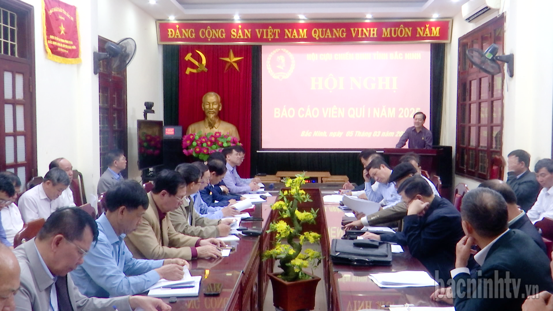 Hội nghị báo cáo viên Hội Cựu chiến binh tỉnh quý I/2025