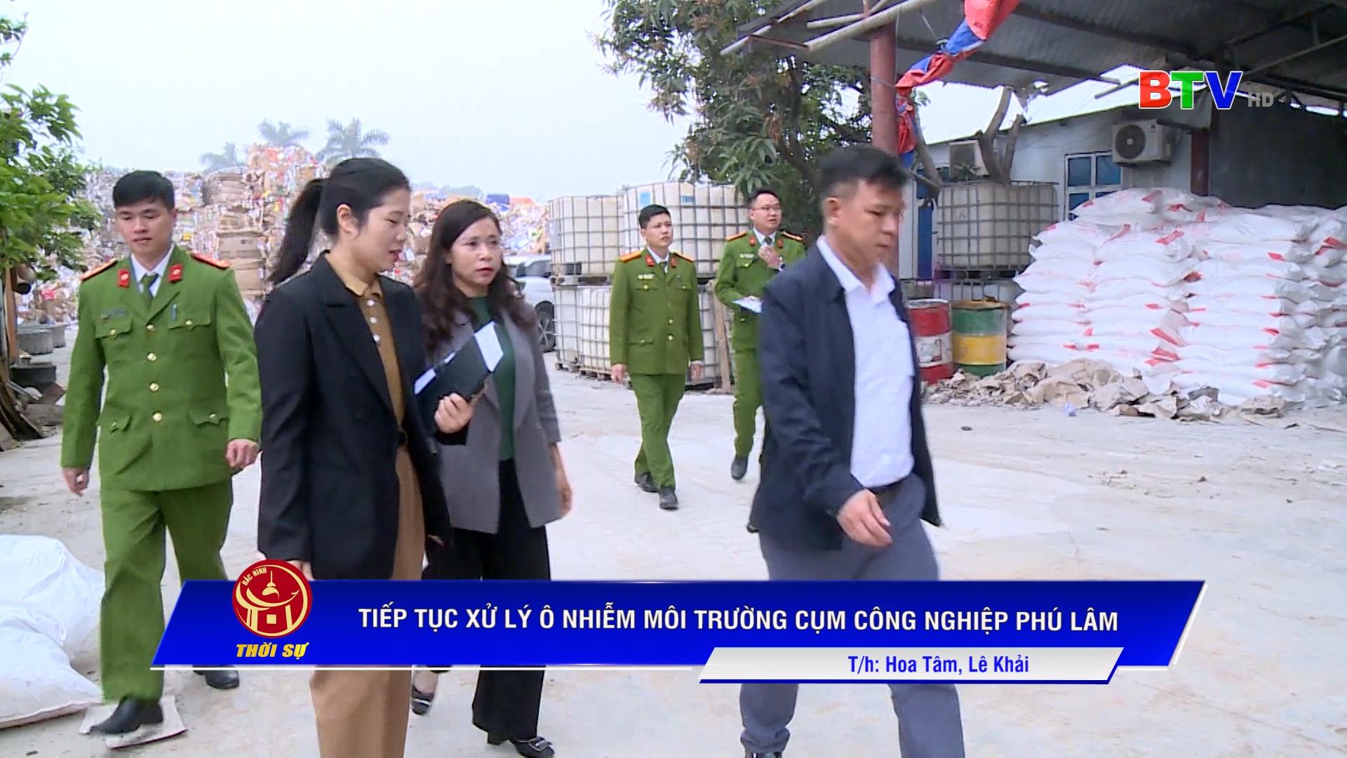 TIẾP TỤC XỬ LÝ Ô NHIỄM MÔI TRƯỜNG CỤM CÔNG NGHIỆP PHÚ LÂM