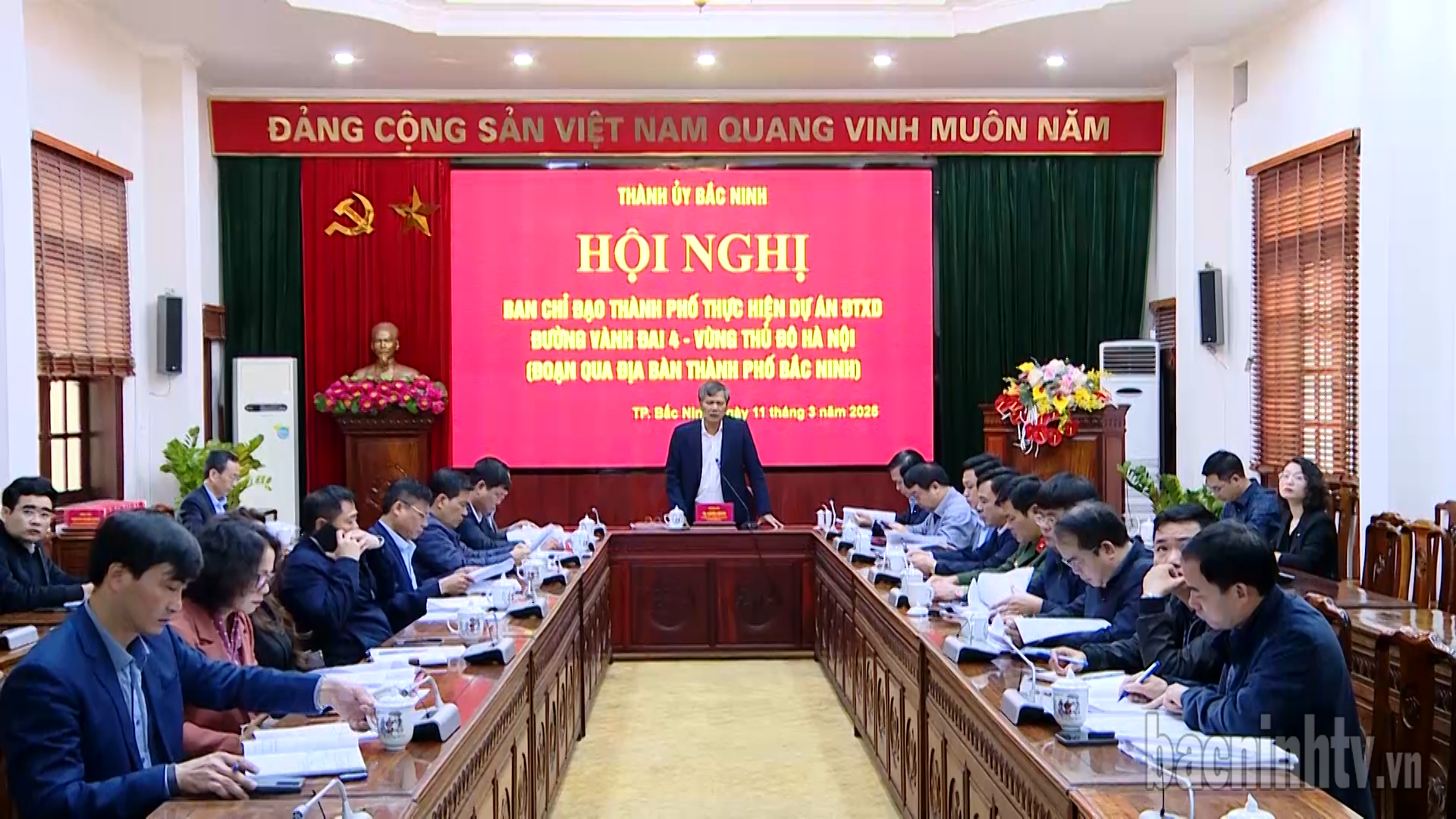 Thành phố Bắc Ninh họp bàn triển khai thực hiện dự án xây dựng đường vành đai 4 – vùng thủ đô