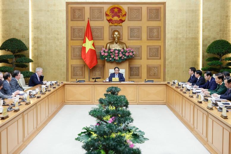 Thủ tướng tiếp đoàn 60 doanh nghiệp lớn của Hoa Kỳ, thúc đẩy đầu tư vào Việt Nam