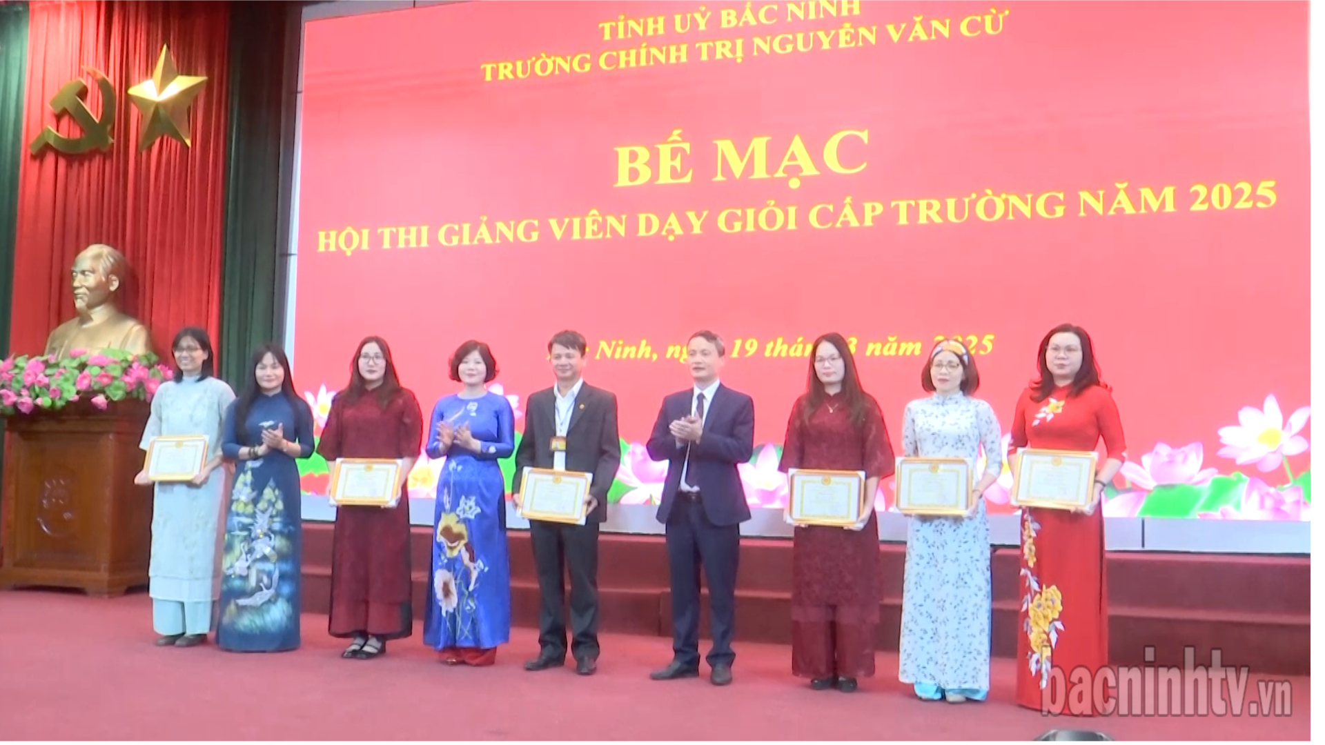 Trường Chính trị Nguyễn Văn Cừ bế mạc Hội thi Giảng viên dạy giỏi năm 2025