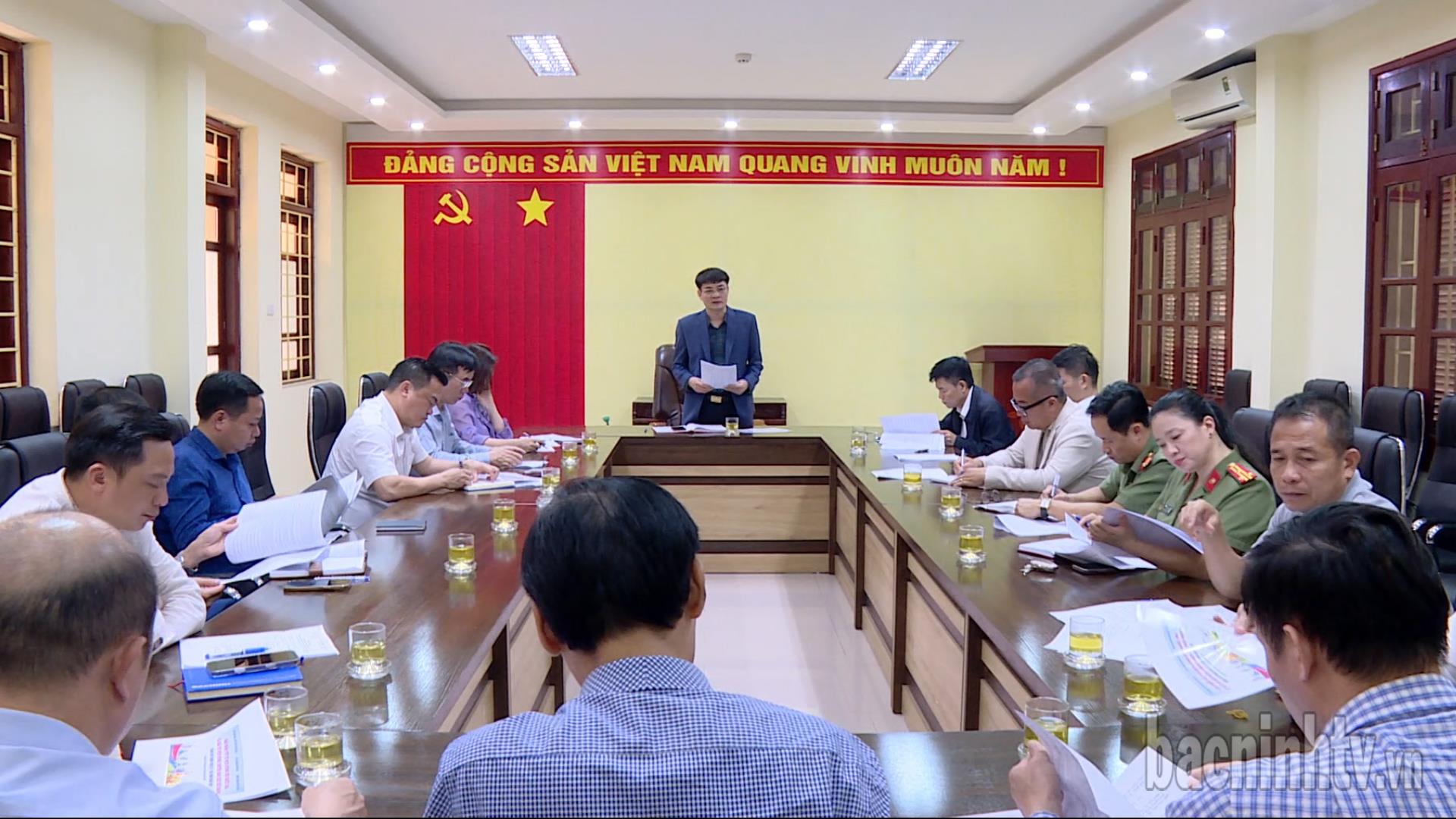 Triển khai công tác tổ chức giải thể thao chào mừng Lễ hội Đền Đô năm 2025