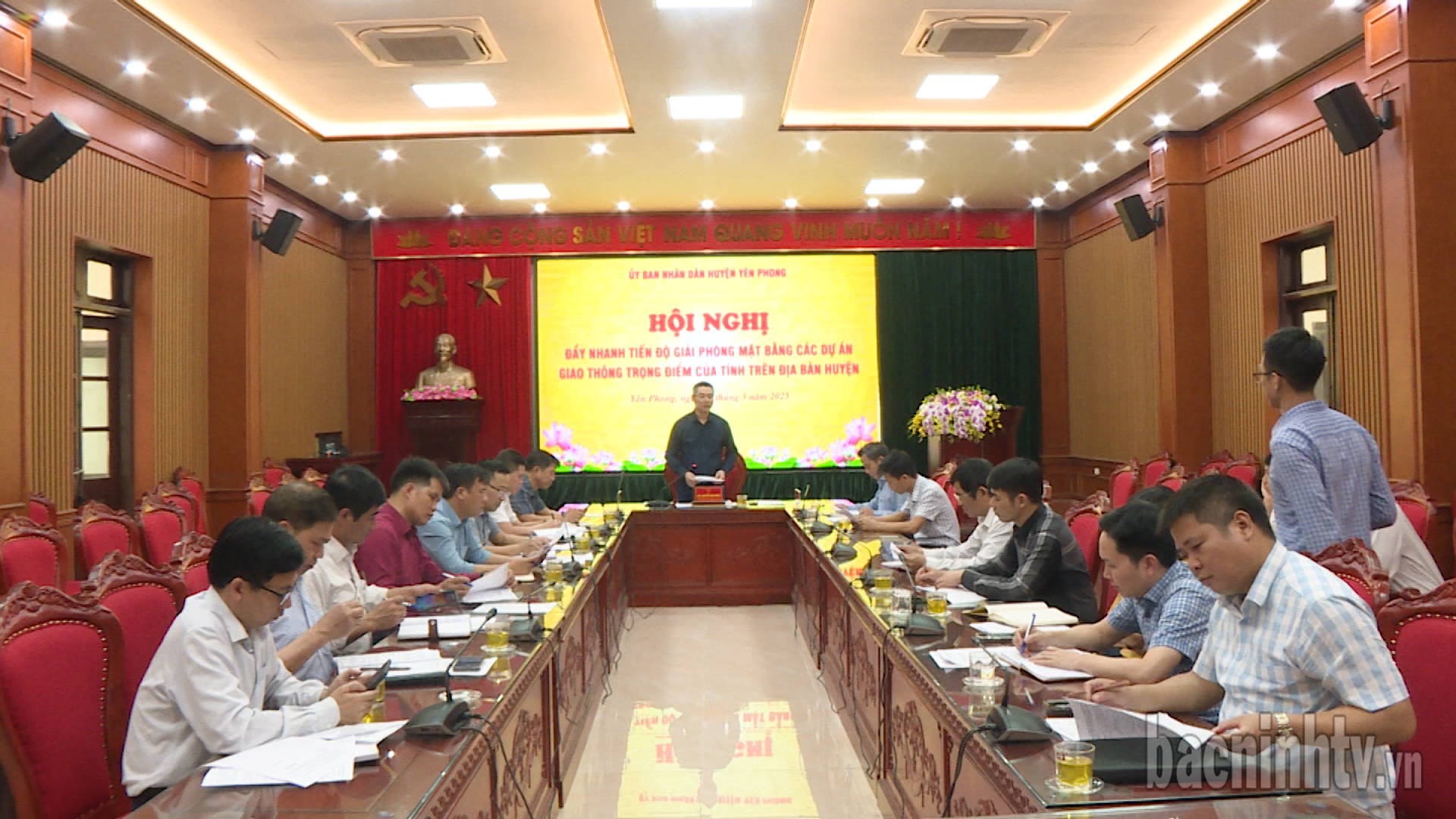 Yên Phong tiếp tục đôn tốc tiến độ giải phóng mặt bằng các dự án giao thông trọng điểm của tỉnh trên địa bàn.