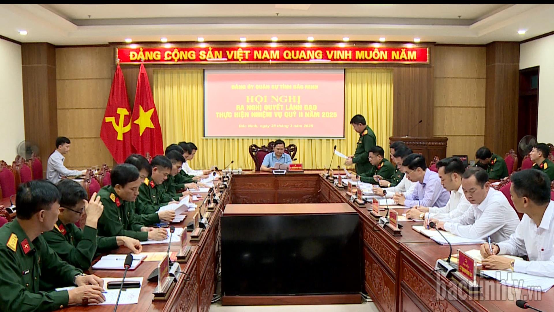 Đảng ủy Quân sự tỉnh ra Nghị quyết lãnh đạo thực hiện nhiệm vụ Quý II năm 2025