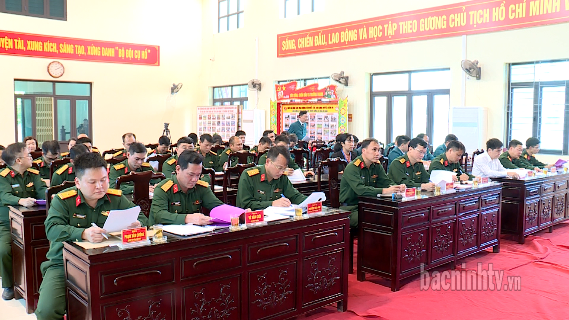 Ban CHQS huyện Tiên Du và thị xã Quế Võ tổng kết 5 năm thực hiện phong trào thi đua “LLVT chung sức xây dựng nông thôn mới”