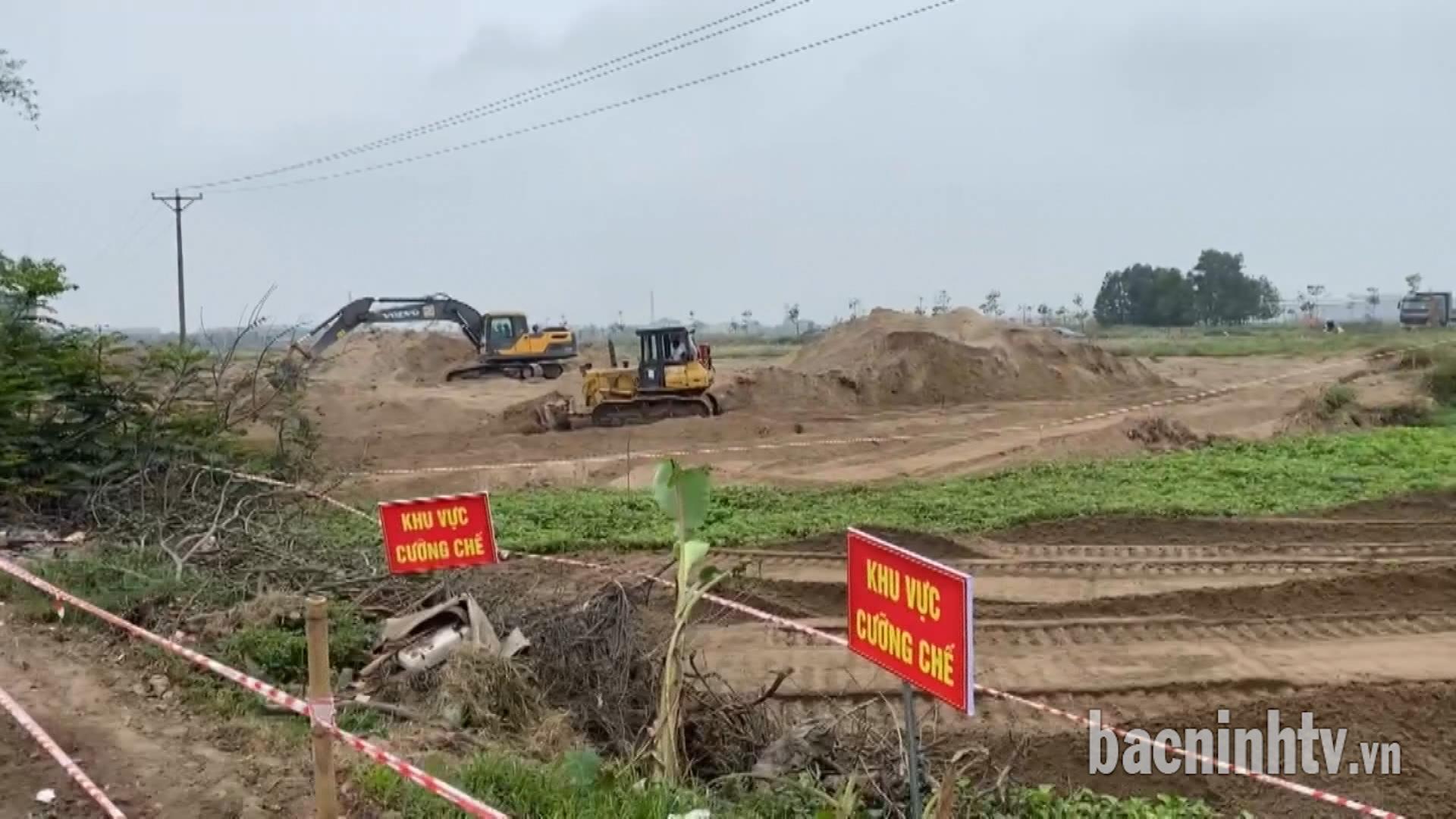Cưỡng chế giải phóng mặt bằng khu đô thị phục vụ Khu Công nghiệp Thuận Thành 3 phân khu B