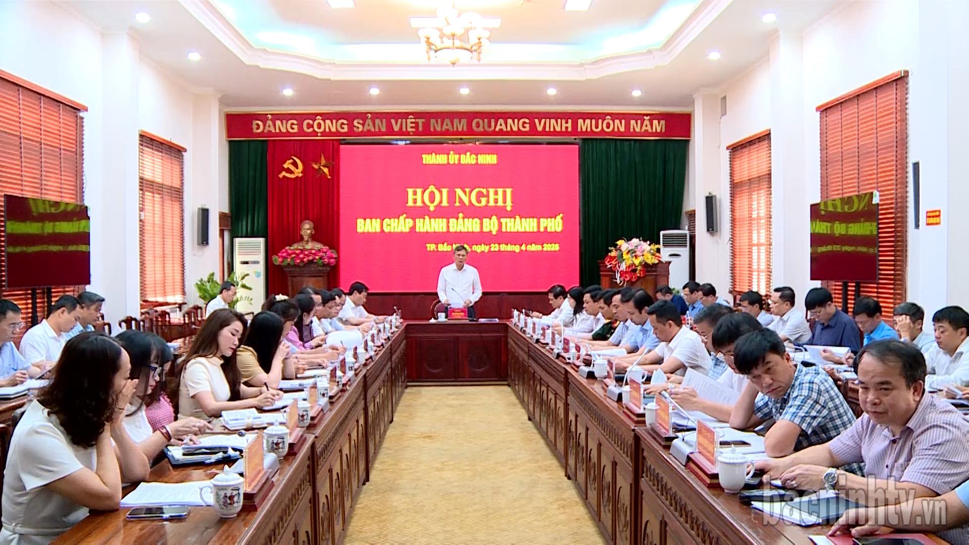 Hội nghị Ban Chấp hành Đảng bộ thành phố Bắc Ninh