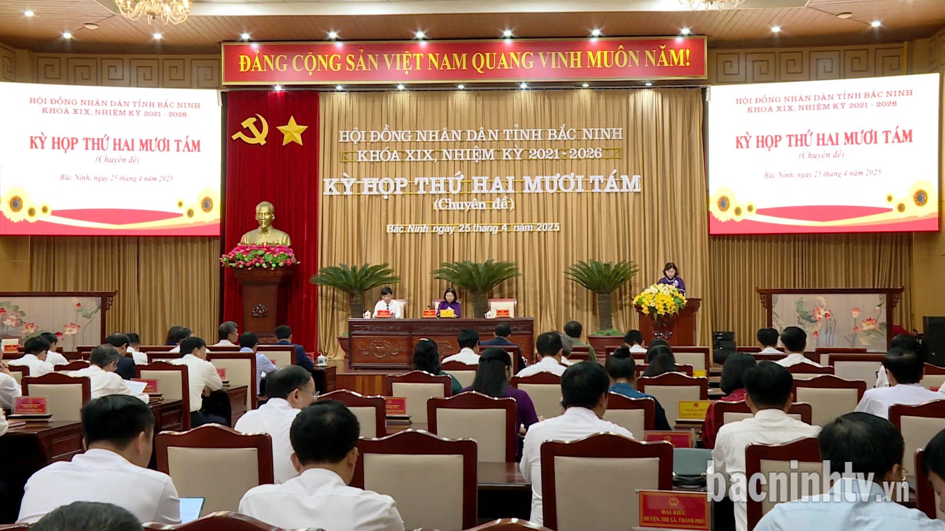 Kỳ họp thứ 28, HĐND tỉnh Bắc Ninh khoá XIX