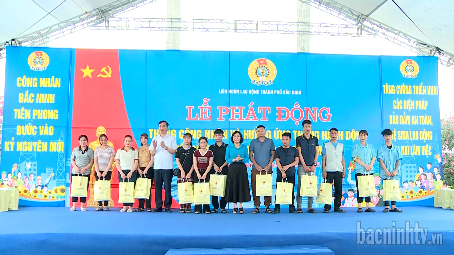 Tp Bắc Ninh phát động Tháng Công nhân và hưởng ứng tháng hành động về an toàn vệ sinh lao động năm 2025