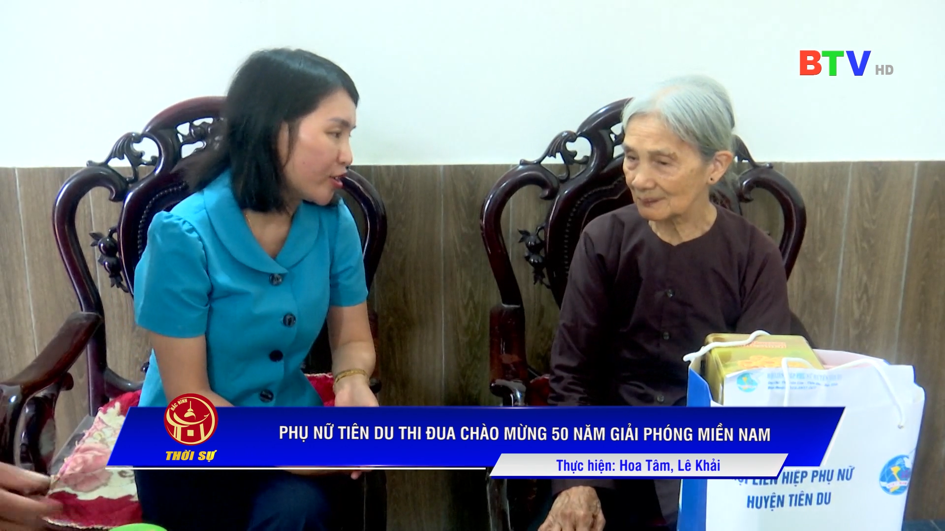 Phụ nữ Tiên Du thi đua chào mừng 50 năm Giải phóng miền Nam