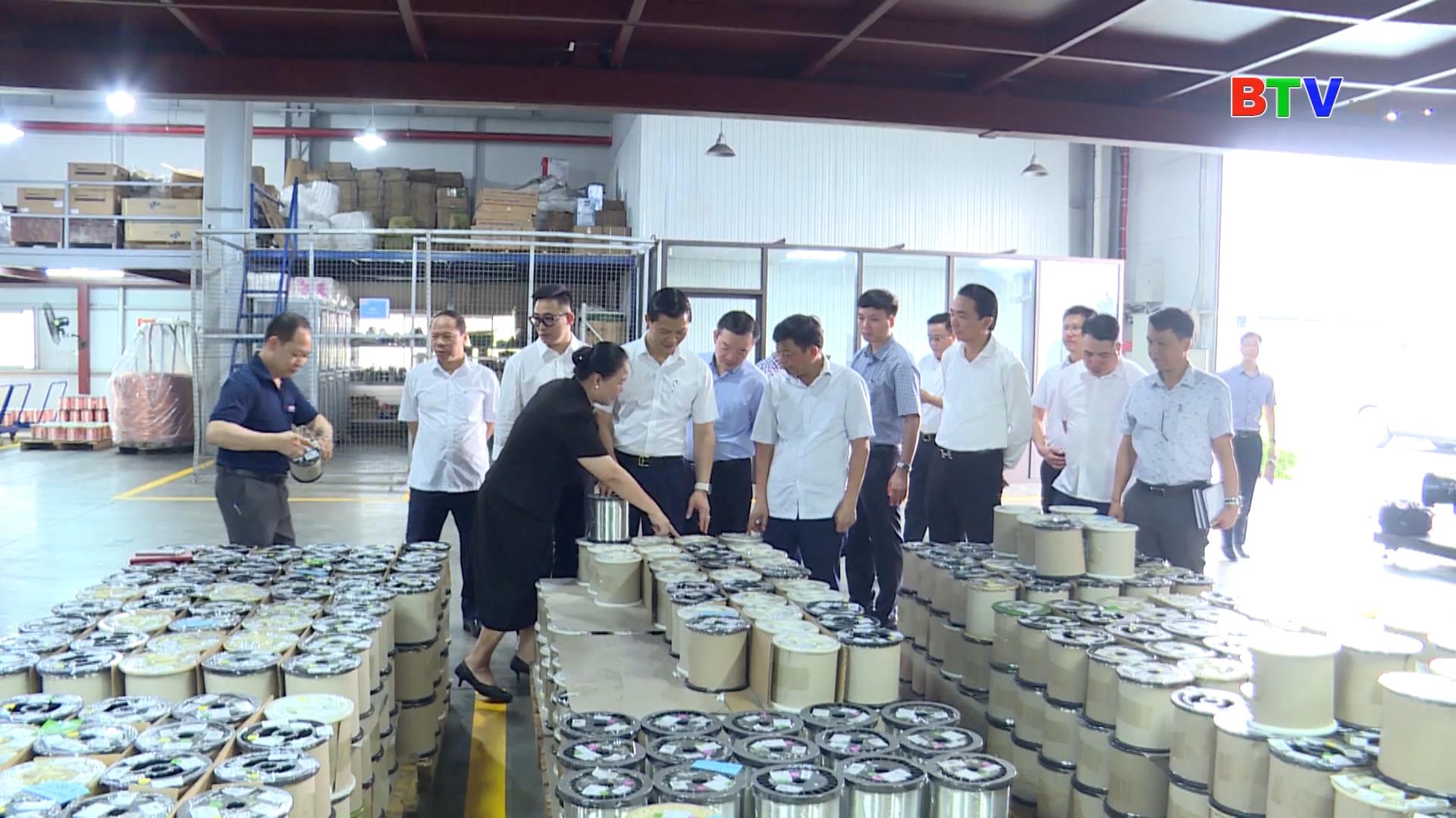 CHỦ TỊCH UBND TỈNH LÀM VIỆC VỚI CÁC DOANH NGHIỆP  VIỆT NAM TRONG LĨNH VỰC KHOA HỌC CÔNG NGHỆ