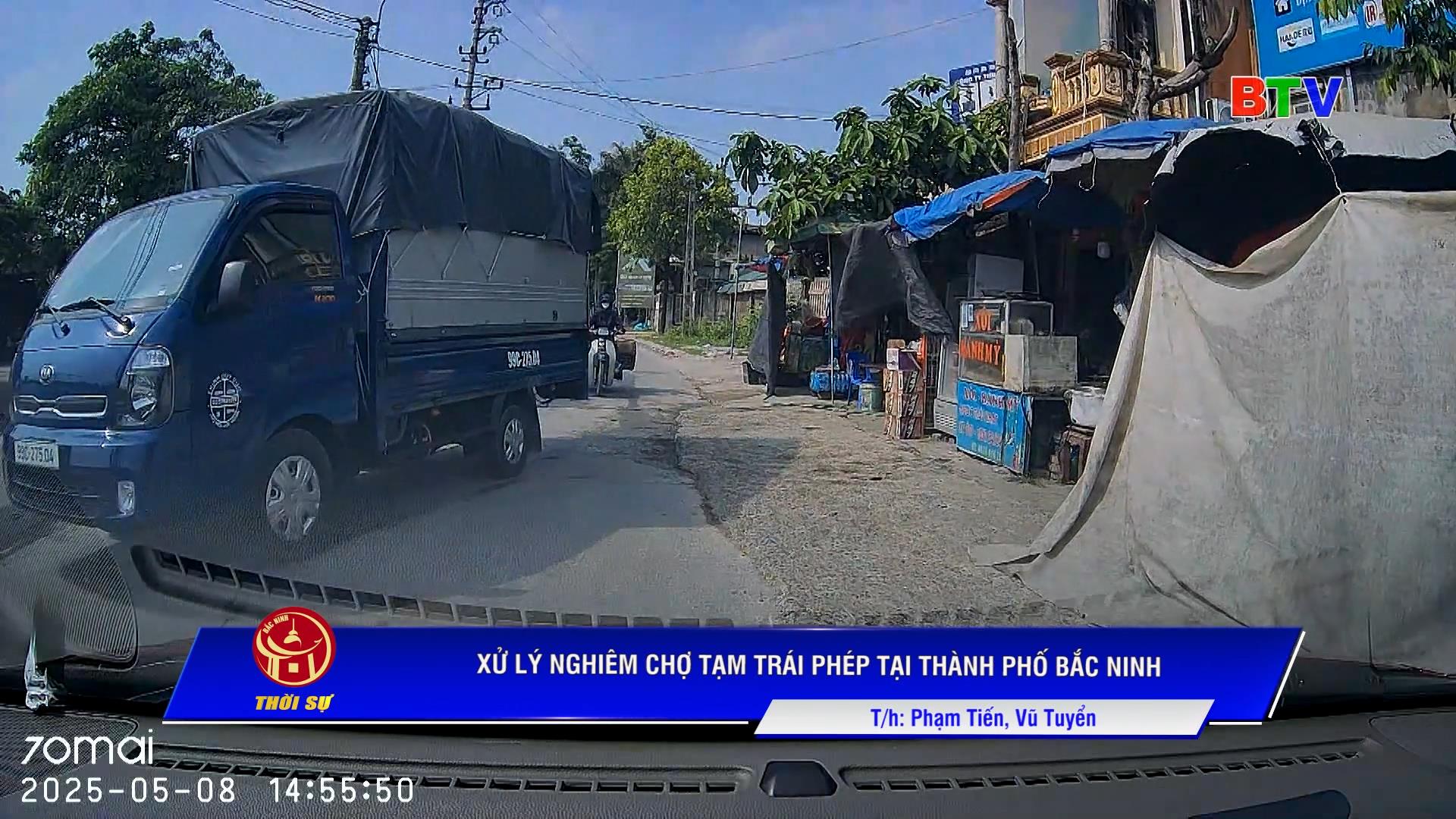 XỬ LÝ NGHIÊM CHỢ TẠM TRÁI PHÉP TẠI THÀNH PHỐ BẮC NINH