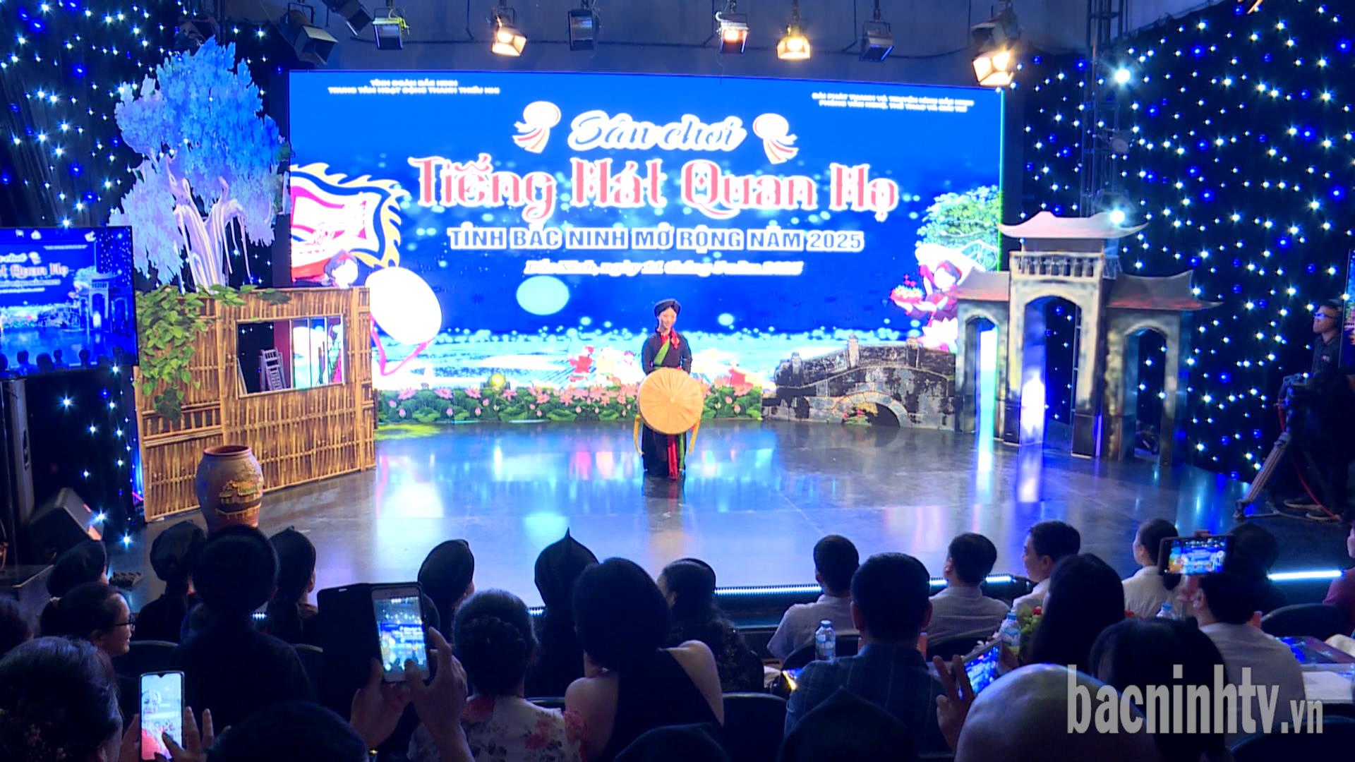 Sân chơi Tiếng hát Quan họ tỉnh Bắc Ninh mở rộng năm 2025