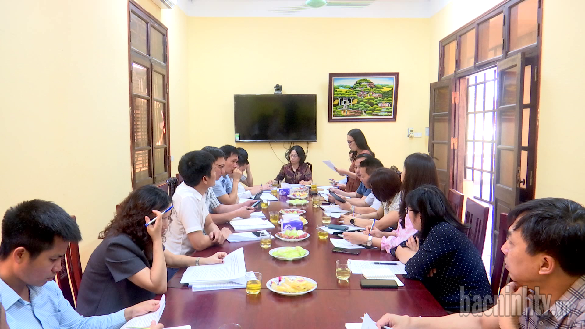 Họp Ban Tổ chức Hội thi Sáng tạo kỹ thuật tỉnh Bắc Ninh lần thứ I