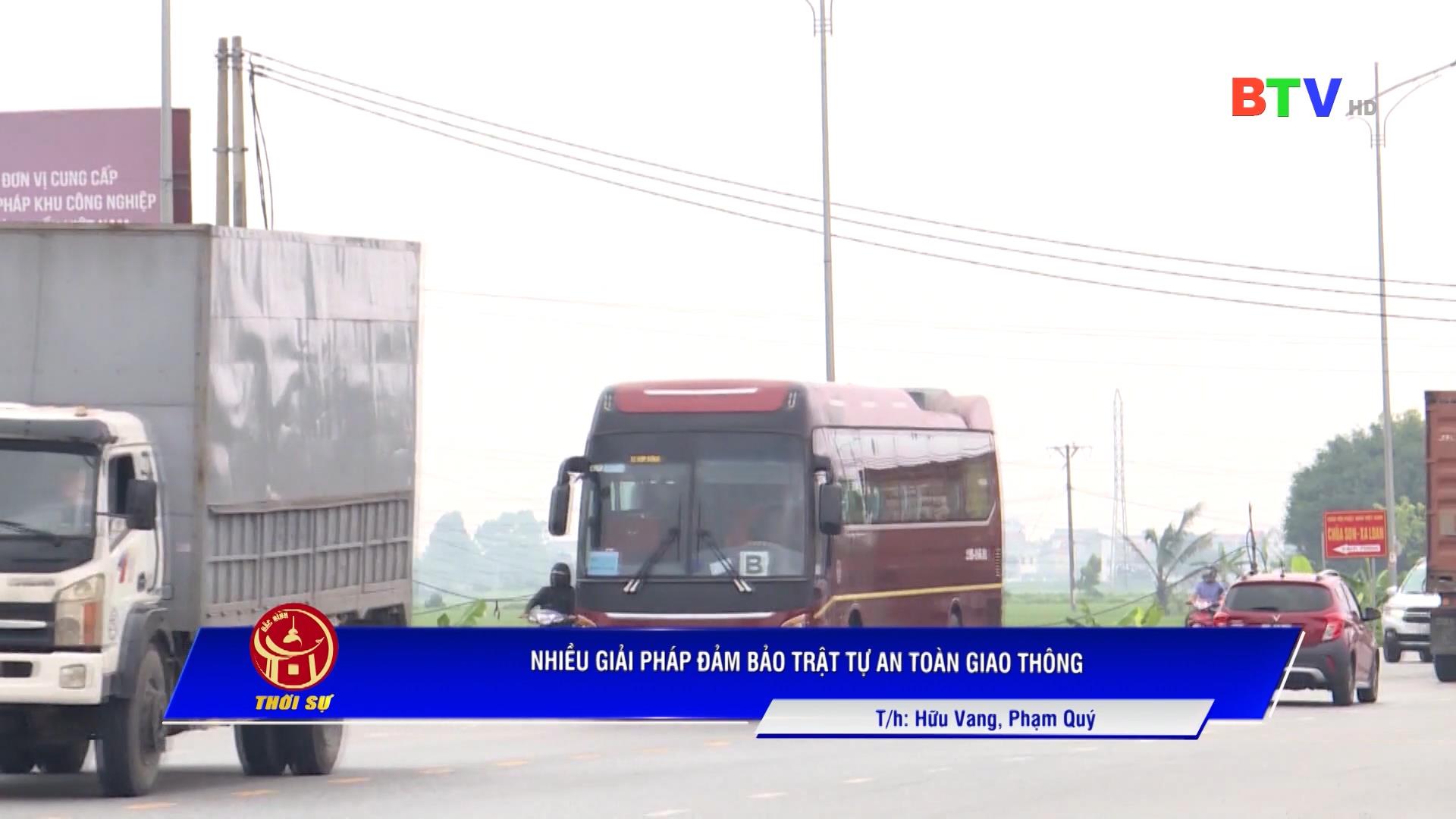Nhiều giải pháp đảm bảo trật tự an toàn giao thông