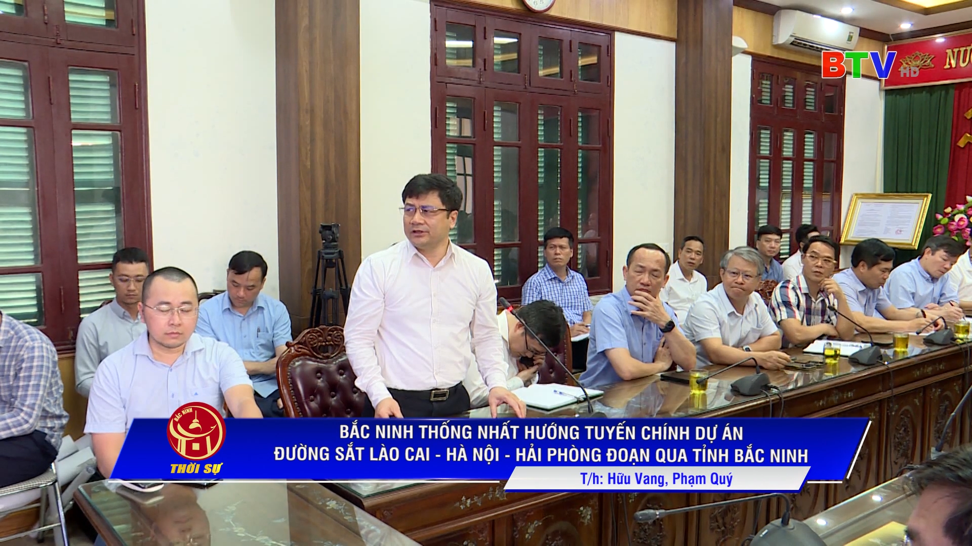 Bắc Ninh thống nhất hướng tuyến chính dự án đường sắt Lào Cai - Hà Nội - Hải Phòng đoạn qua tỉnh Bắc Ninh