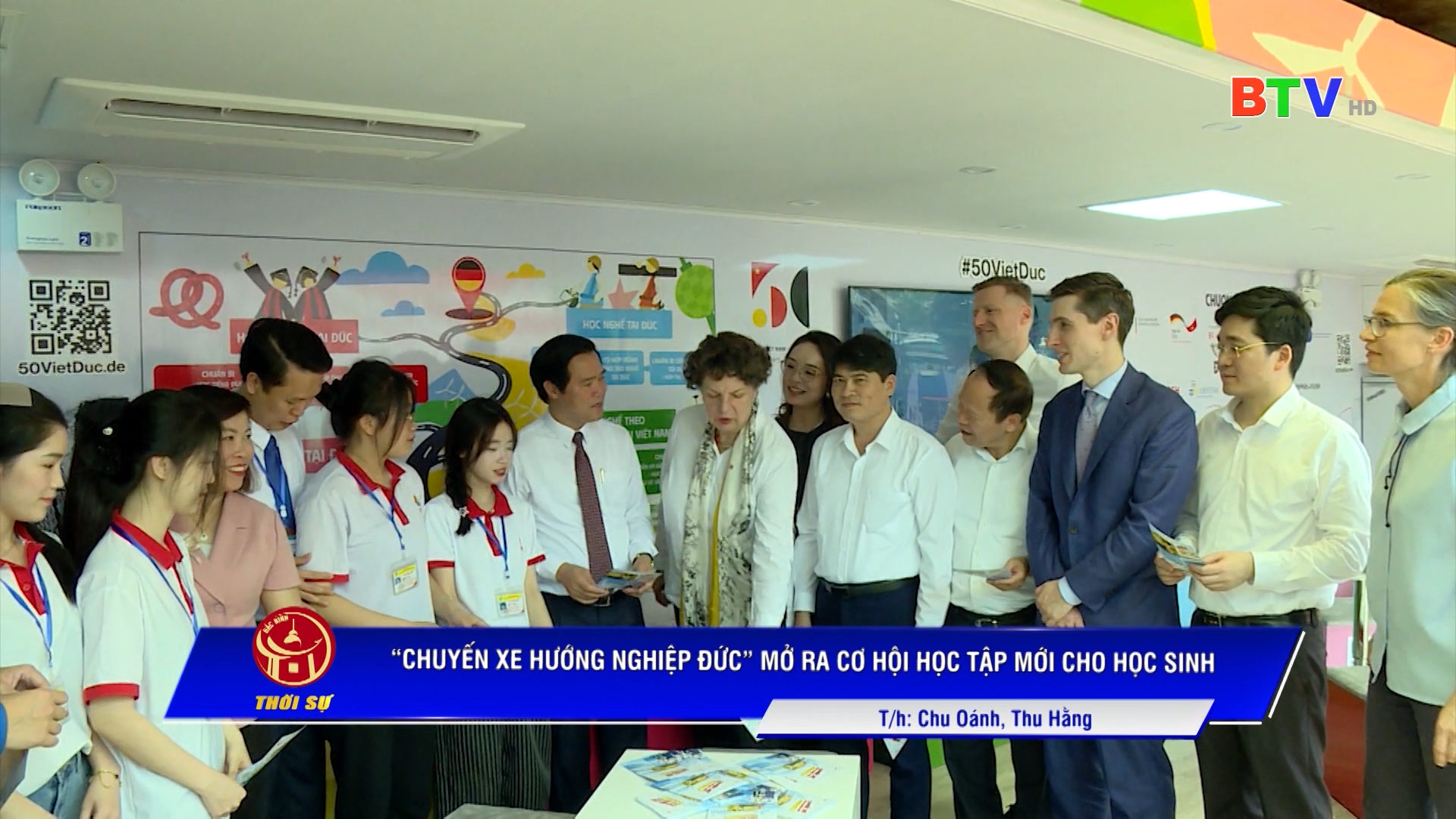 “Chuyến xe hướng nghiệp Đức” mở ra cơ hội học tập mới cho học sinh