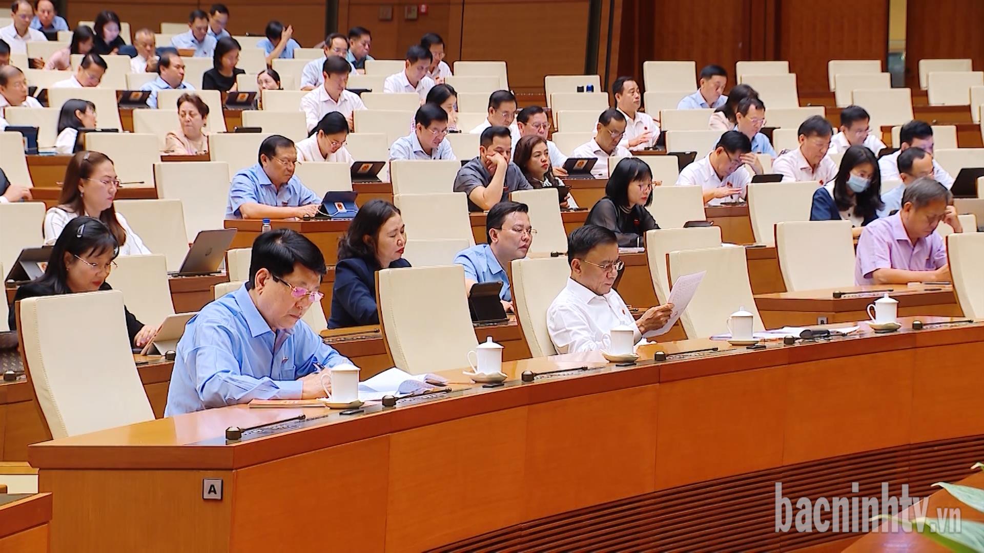 Quốc hội thảo luận về Dự án luật sửa đổi, bổ sung một số điều của Luật Doanh nghiệp