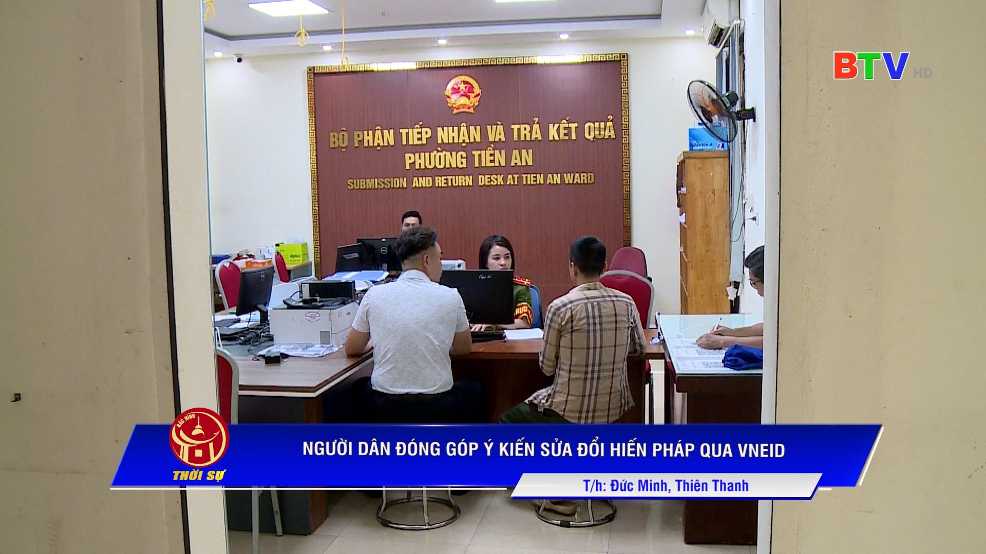 NGƯỜI DÂN ĐÓNG GÓP Ý KIẾN HIẾN PHÁP QUA VNEID