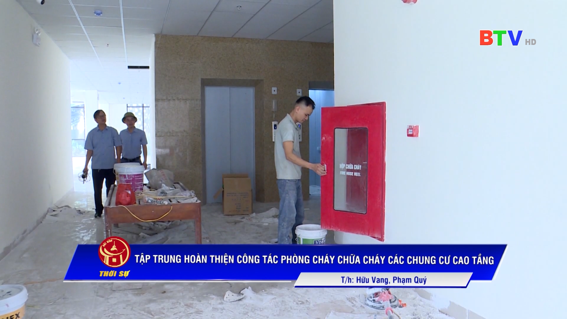 Tập trung hoàn thiện công tác phòng cháy chữa cháy các chung cư cao tầng