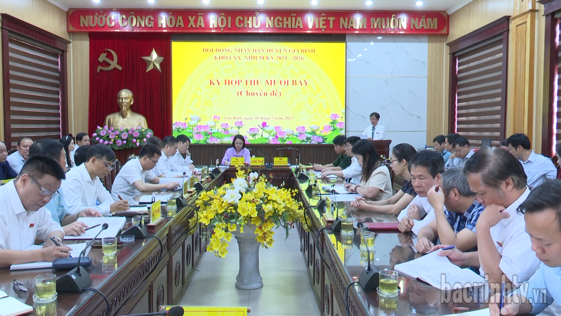 Thường trực HĐND huyện Gia Bình, Kỳ họp thứ 17 (chuyên đề)