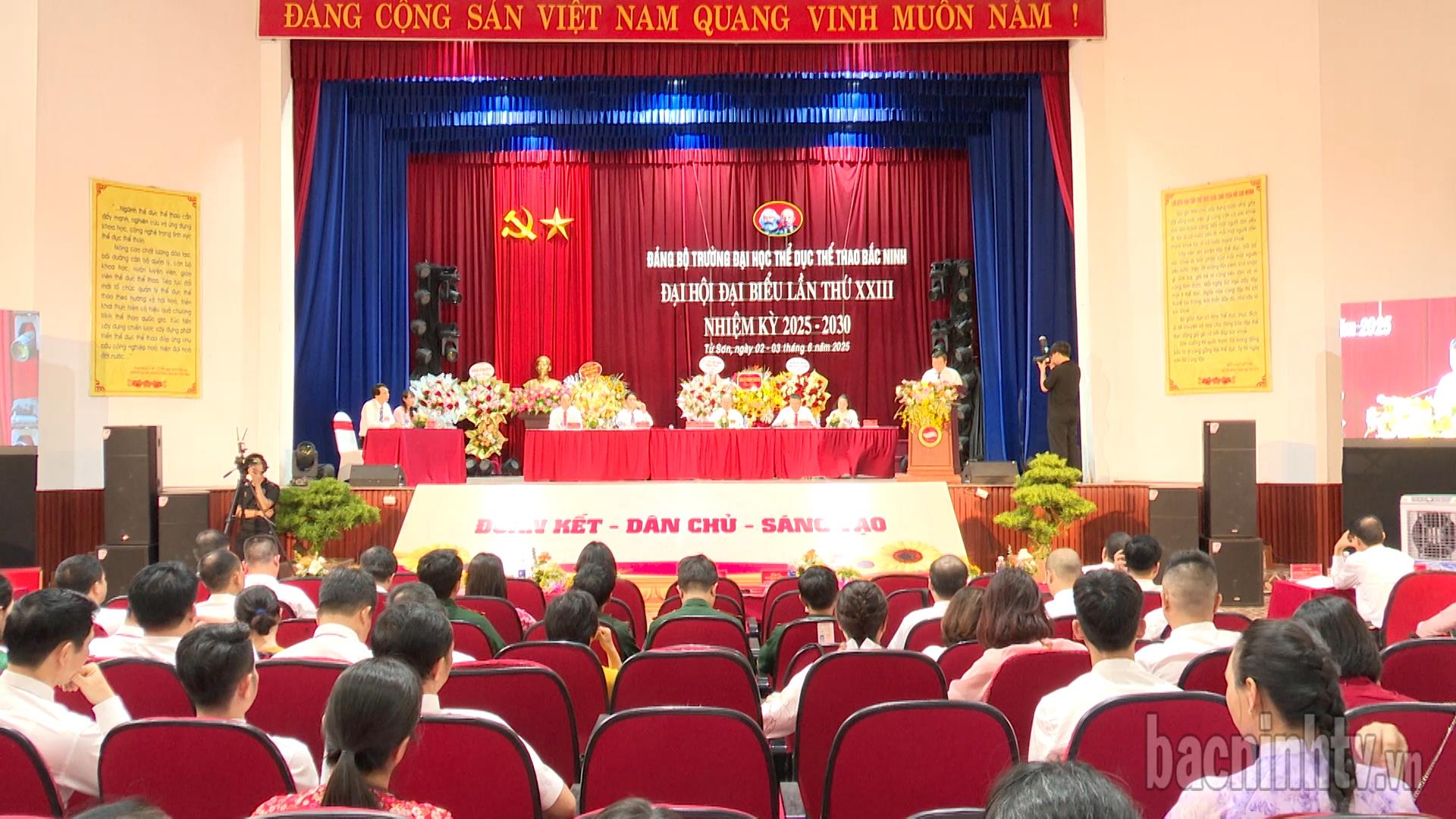 Đảng bộ Trường Đại học Thể dục Thể thao Bắc Ninh tổ chức Đại hội nhiệm kỳ 2025-2030