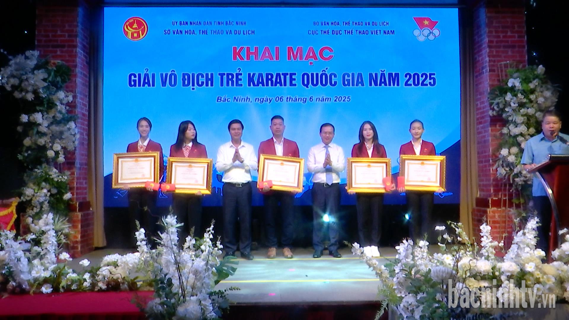 Khai mạc Giải Vô địch trẻ Karate quốc gia năm 2025