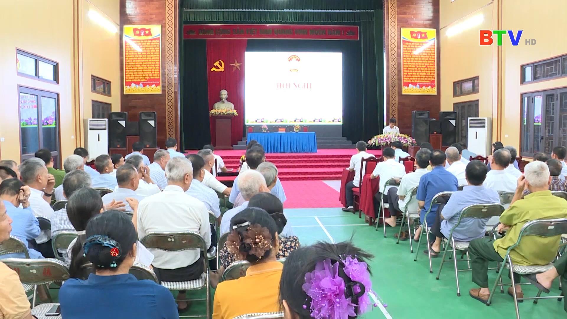 Phó Chủ tịch Thường trực HĐND tỉnh tiếp xúc cử tri xã Mão Điền