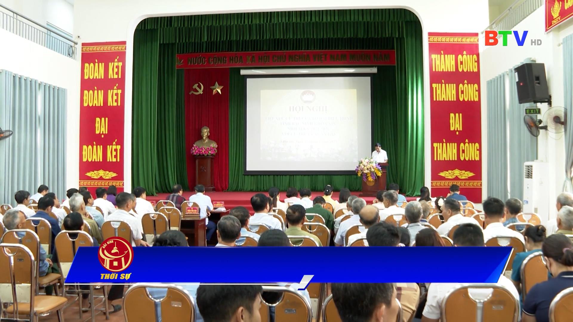Chủ tịch HĐND tỉnh tiếp xúc cử tri xã Xuân Lai, huyện Gia Bình 