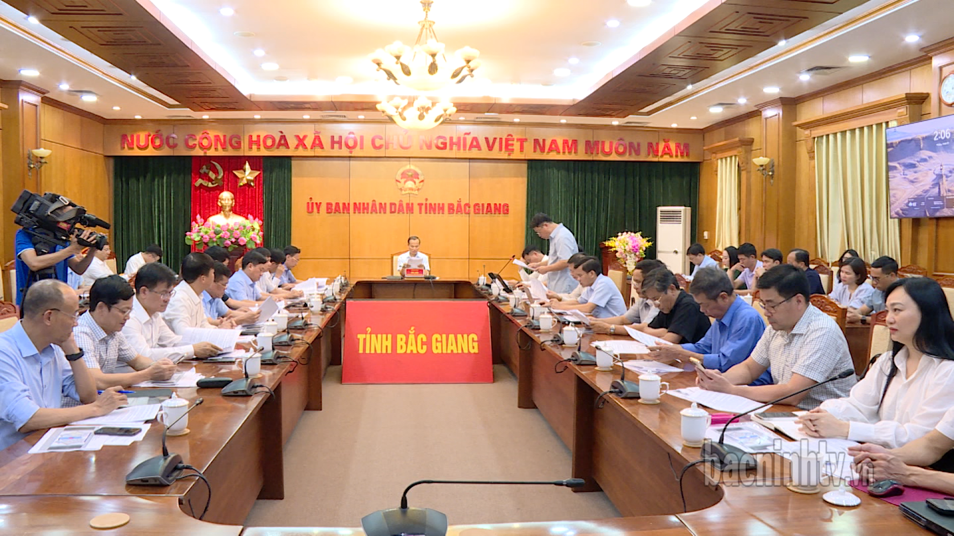 Họp bàn phương án Triển lãm thành tựu kinh tế-xã hội tỉnh Bắc Ninh mới